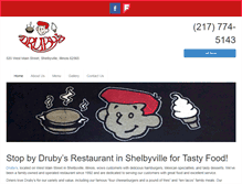Tablet Screenshot of drubys.com